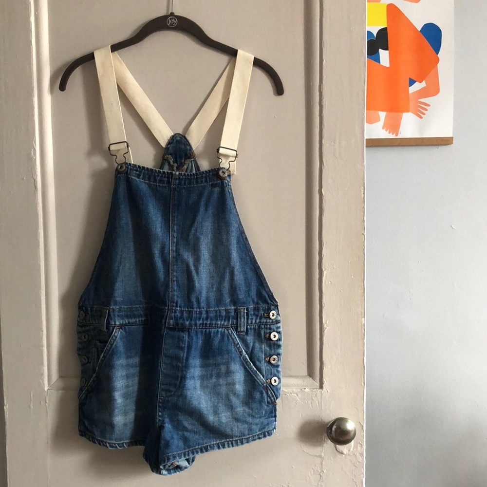 Free People ‘Shapeless’ denim shortalls